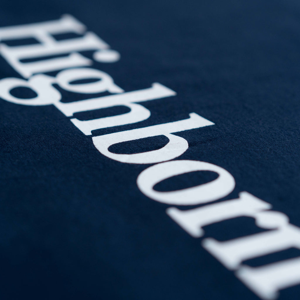 Highborn Navy Blue Logo Tee - Highborn
