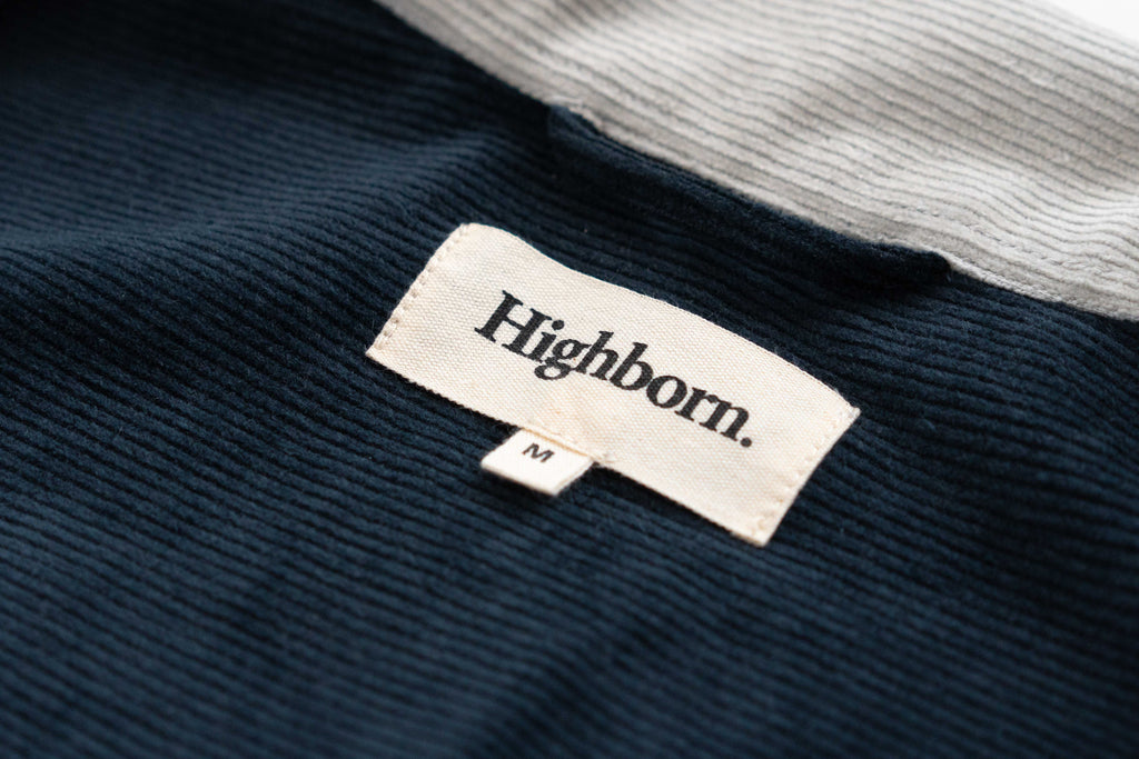 Owl Grey Corduroy Overshirt - Highborn