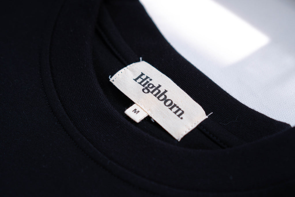 Black Oversized Pocket Tee - Highborn